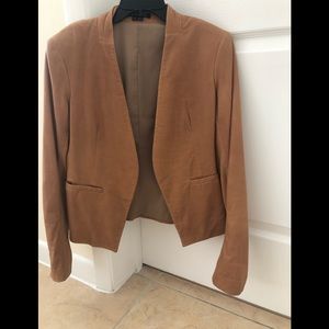 Theory lambskin blazer size 0